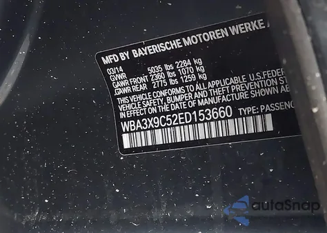 2014 BMW 335I Gran Turismo xDrive from USA, damaged, VIN WBA3X9C52ED153660